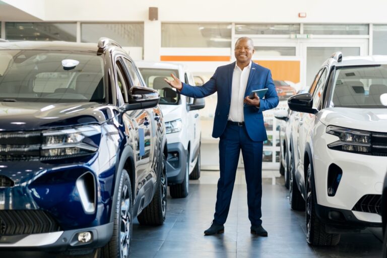 Dealership service drive where CSI scores shape customer retention
